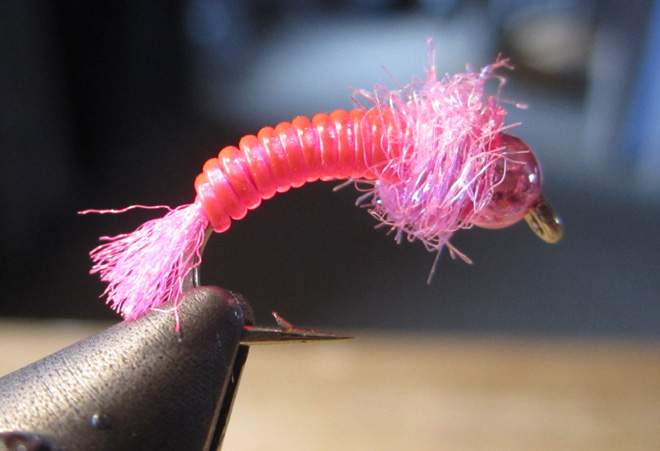 Pink Jiggy Fly