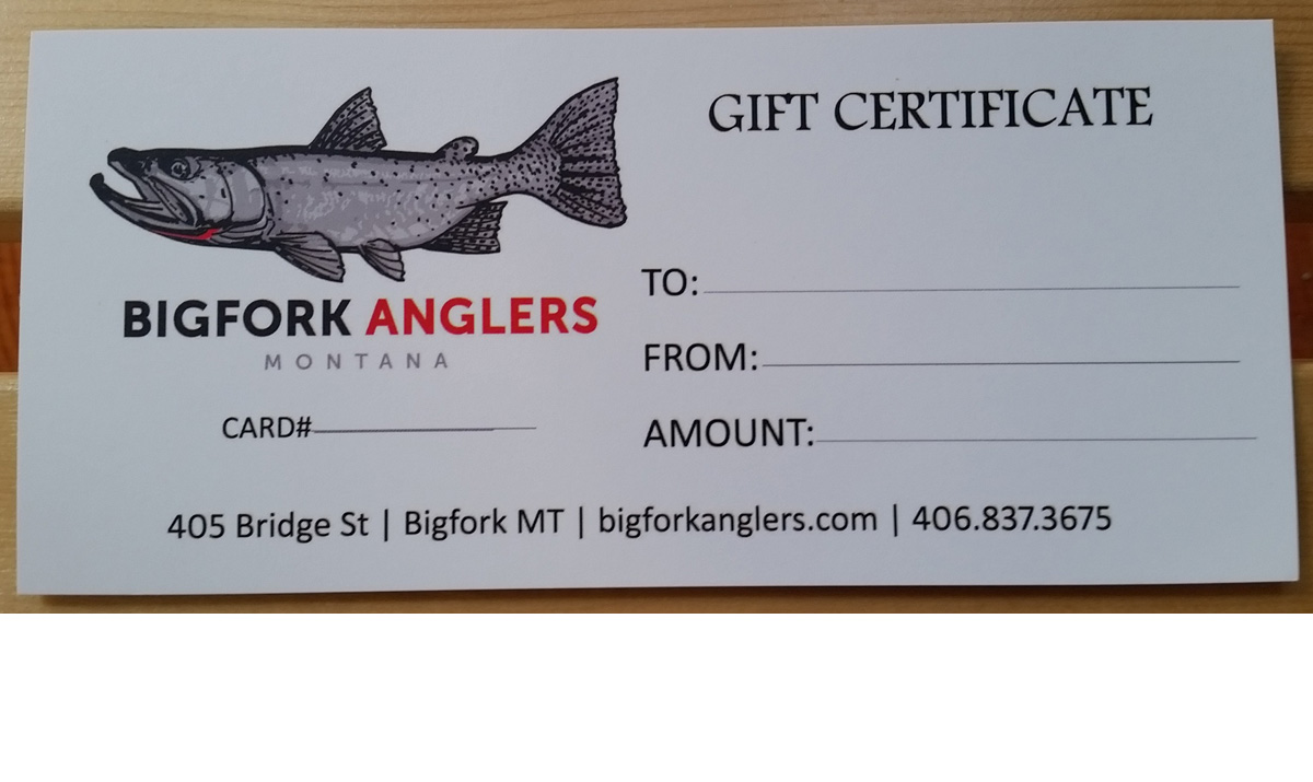 Guided Fly Fishing Trip Gift Certificate - Bigfork Anglers