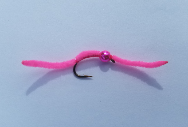 Easy San Juan Worm Fly (Pink) 